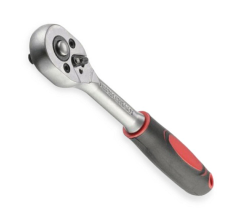 трещетка с квадратом   1/4" 24 зуба 150 мм CrV Intertool