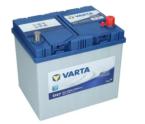 Аккумулятор VARTA  60Ач 540А Asia Blue Dynamic (B23) (0) правый + (2 года гар)