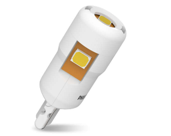 Лампа светодиодная БЦ 12-5 лазер. WHITE  1W PHILIPS Ultinon Pro6000 11961WU60X2 - зображення 2