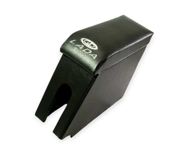 подлокотник ВАЗ 1117-1119 Калина, 2112  черный  с вышивкой (кожзам)