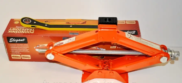 домкрат ромбовый  1,5Т 104-385мм  резиновая опора, трещетка Elegant