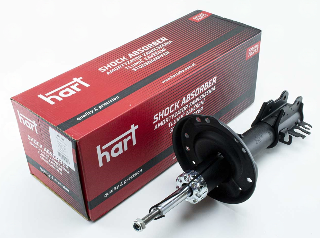 амортизатор пер. Fiat 500 07-> левый L  (HART)
