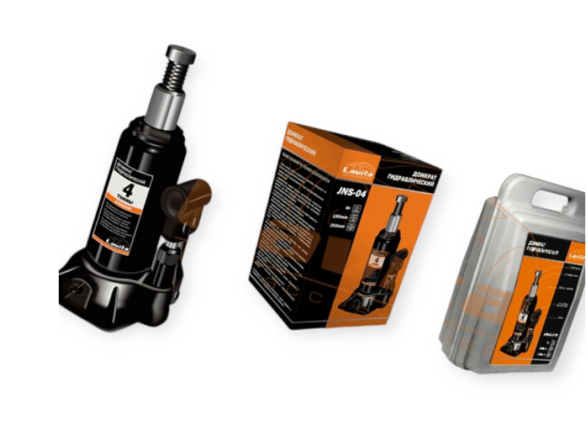 домкрат гидравл.  4Т  180-350мм  (футляр) Lavita