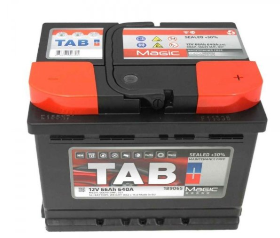 Аккумулятор TAB 66Ah 640A EN, 242x175x190, крепление: B13,правый "+"