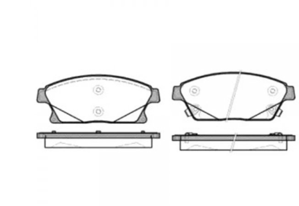 Тормозные колодки дисковые задние MAZDA 3 02/17-