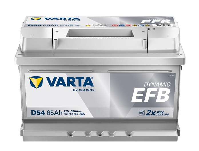 Аккумулятор - ERA EFB , 65Ah , EN  650 , 278x175x175 (ДхШхВ) , правий "+" , 6СТ-65 АзЕ, START-STOP