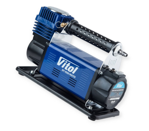 компрессор Vitol  10атм/160л/50А/7м шланг спирал с ман. и дефлятором/клемы/насадки/кейс