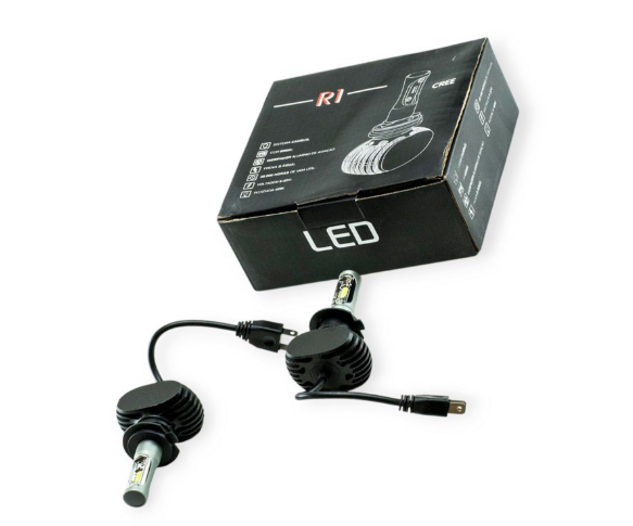 лампа LED H7 12V-24V R1 5700K 24W CREE  радиатор