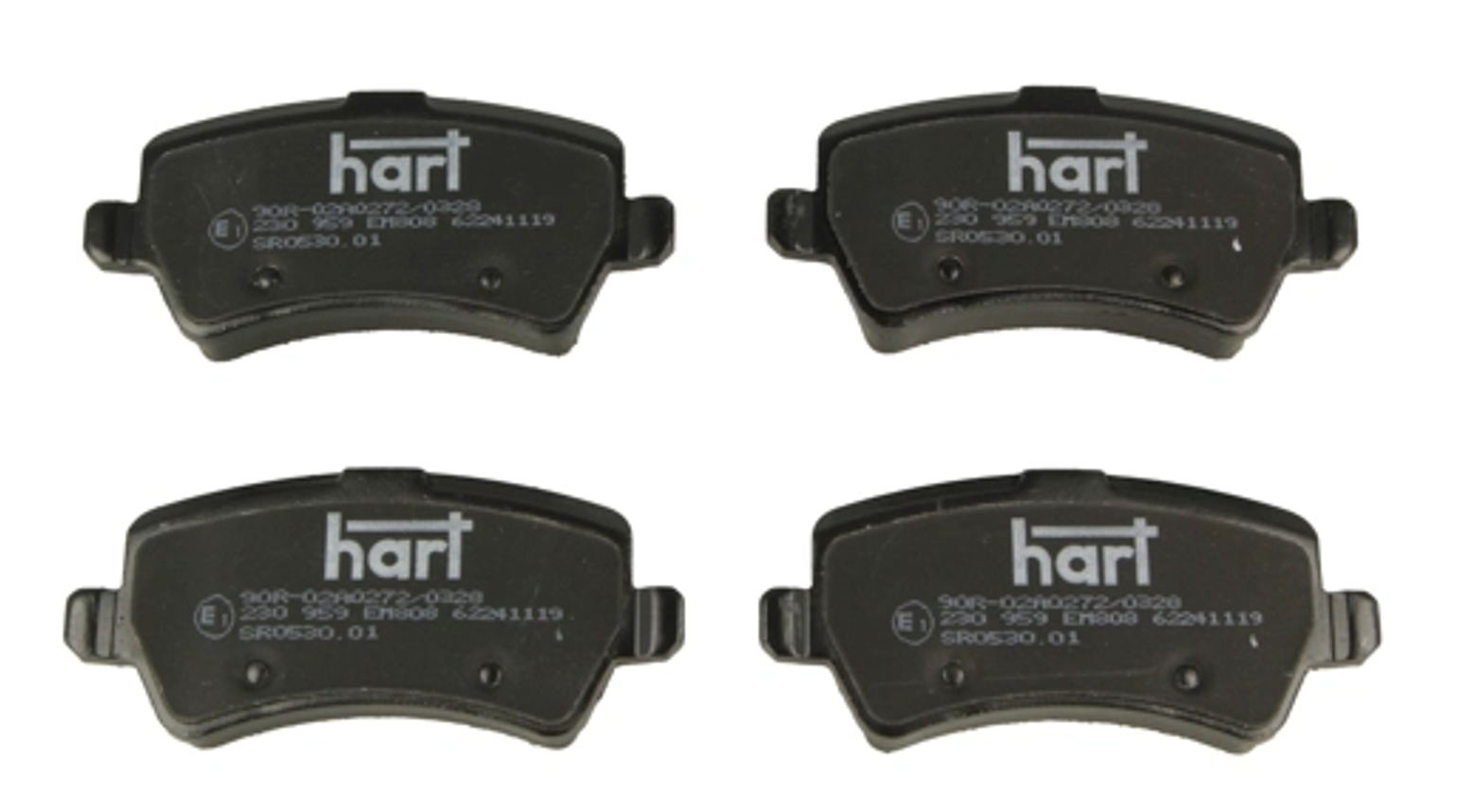 колод.торм. зад. Volvo S80, V70, Ford Galaxy, Land Rover Freelander II 06->  (HART)