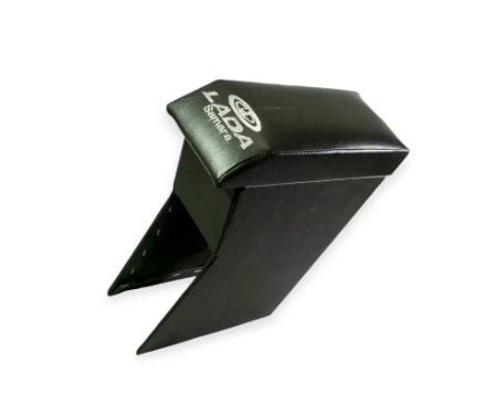 подлокотник ВАЗ 2115  черный  с вышивкой (кожзам)