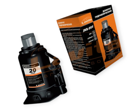 домкрат гидравл. 20Т 190-350мм  (коробка) Lavita низкий