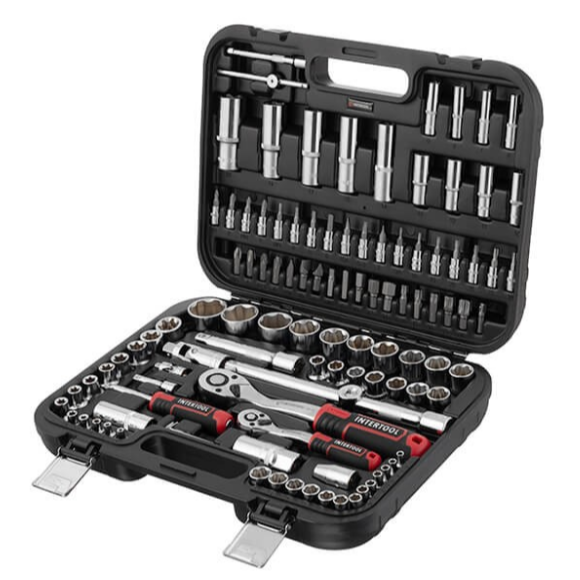 набор инструмента 1/2",1/4"  110 шт  с битами  Storm головки SUPER LOCK