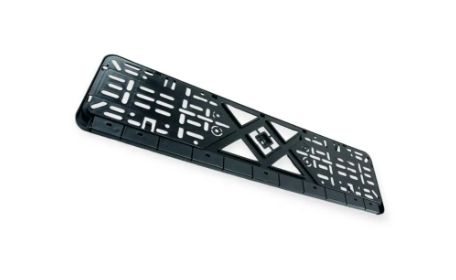 рамка под номер книжка  "TOYOTA"  рельефная хром улучшенная TOYOTA  SPR - зображення 2