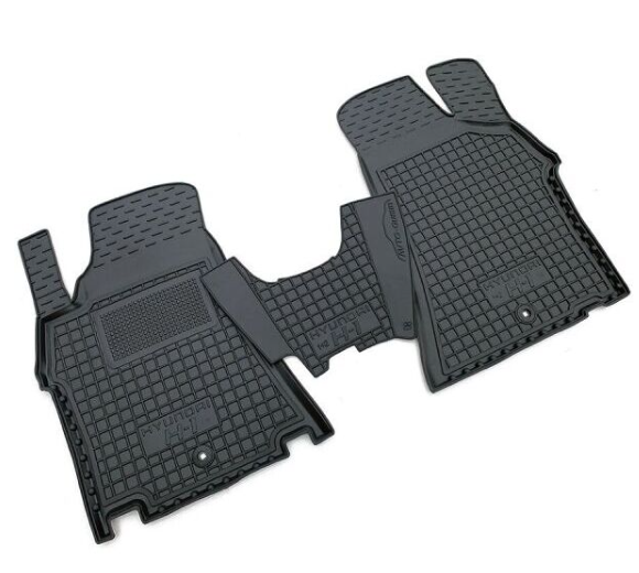 коврики салона Hyundai H1 2008-2020 (1+2 передний ряд) борт 2,5см, с перемычкой