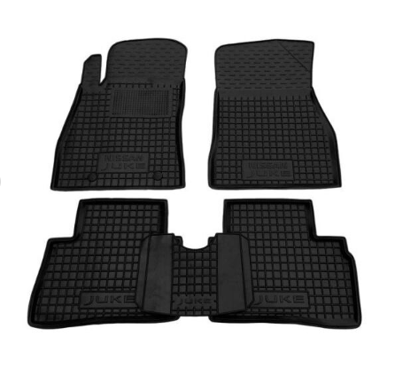 коврики салона Nissan Juke 2010-2019  борт 2,5см, с перемычкой