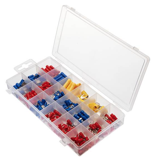 наконечник провода  набор 270шт с кембриком Intertool