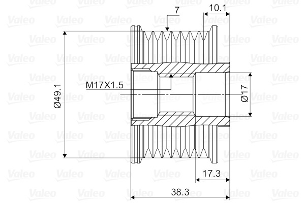 Механізм вільного ходу генератора 588063 - зображення 2