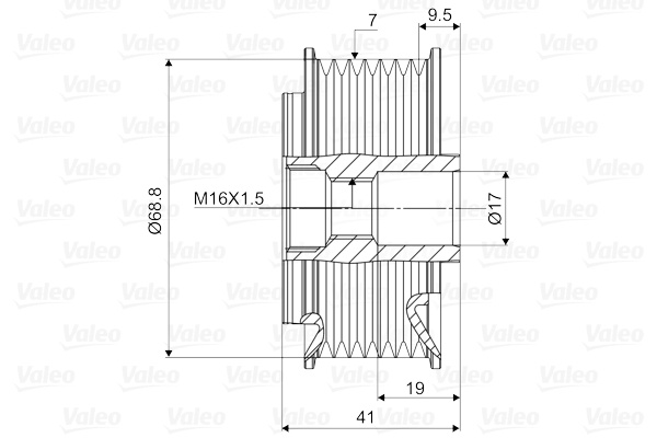 Механізм вільного ходу генератора 588075 - зображення 2