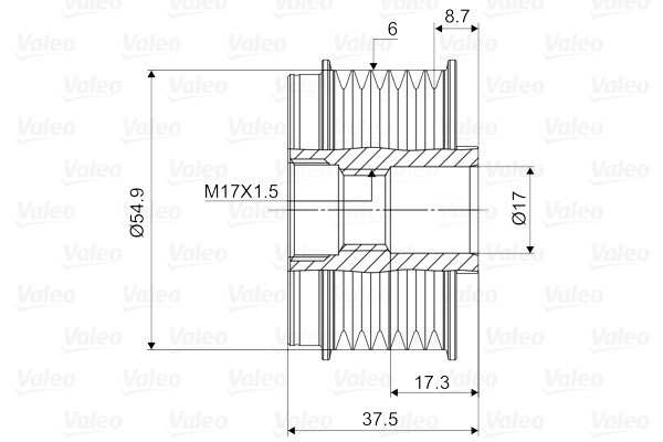 Механізм вільного ходу генератора 588087 - зображення 2