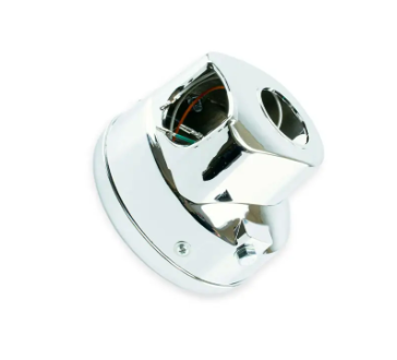 фара круглая ALFA хром пластик 74271 - зображення 2