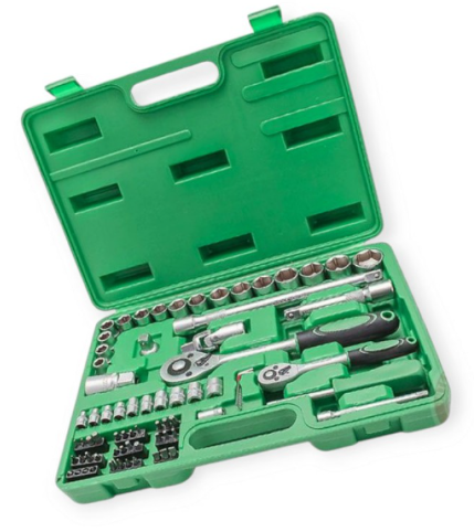 набор инструмента 1/2",1/4"   77 шт  с битами, ключами