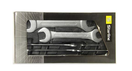 Набір ключів рожкових 10 предметів STARLINE NR F1TR32 - зображення 3