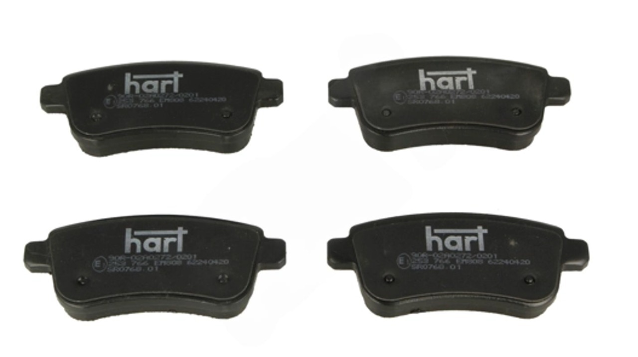 колод.торм. зад. Renault Megane III, Scenic III 08->  (HART)