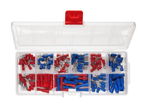 наконечник провода  набор 144шт с кембриком Intertool TC-9010 - зображення 3