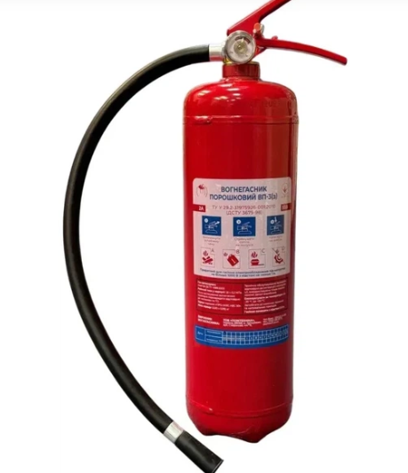 огнетушитель порошк. 3кг ОП-3 (З) с манометром и сертификатом