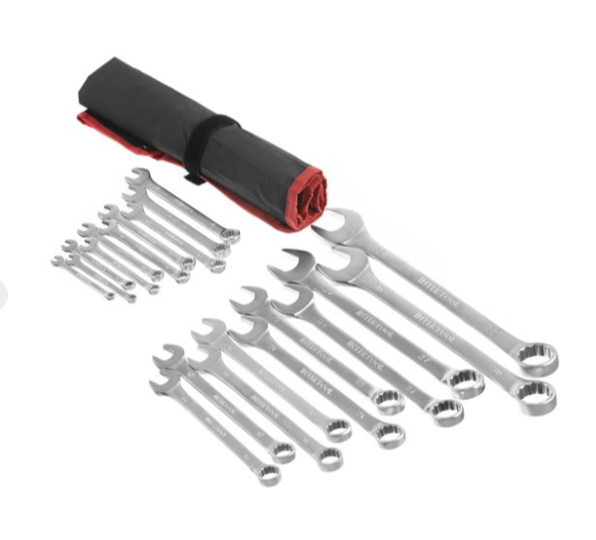 набор ключей рожково-накидных  6-32 мм 20 шт (ткан. чехол) CrV Storm HT-1253 - зображення 2