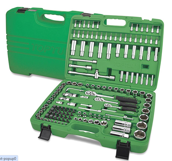 Набір інструменту комбінованого 1/4"&3/8"&1/2" 151ед. GCAI151R - зображення 2