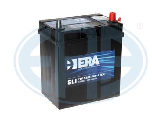 Аккумулятор - ERA SLI, 35Ah, EN 300, 187x127x227 (ДхШхВ), правый "+", 6СТ-35 АзЕ