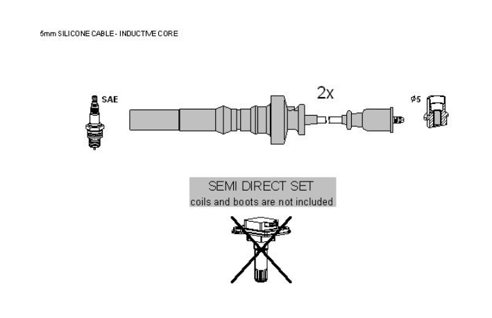 Комплект кабелiв запалювання