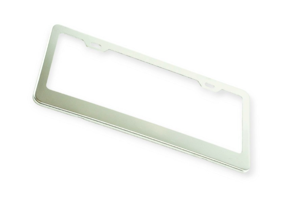 рамка под номер  книжка  "Америка" нержавейка 30,5х15,5 см (2 отверствия) хром 100 605 - зображення 2