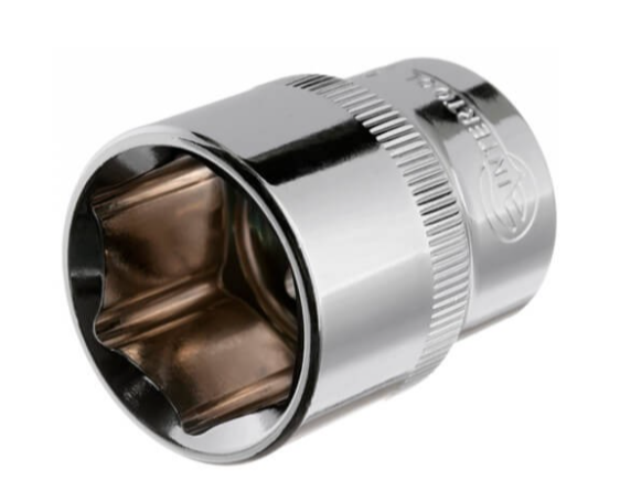 головка торцевая шестигранная 1/2 23мм CrV