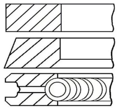 Комплект кілець на поршень