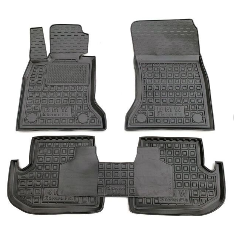 коврики салона BMW 5 F10 2013-> борт 2,5см, с перемычкой