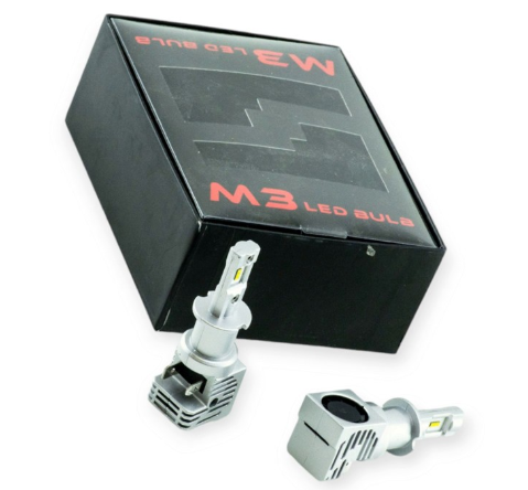 лампа LED H3 12V-24V M3 6500K 27W радиатор+вентилятор