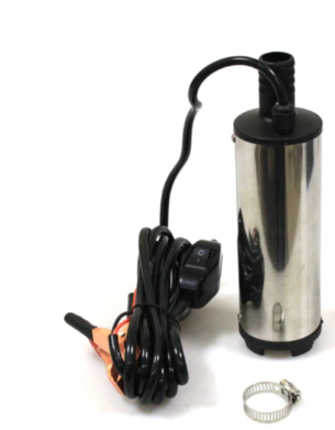 насос для перекачки топлива погружной 24В/30л/d51/штуцер 19мм Lavita
