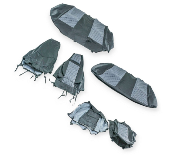 чехлы салона ВАЗ 2108-21099, 2113-2115 РОМБ чёрные