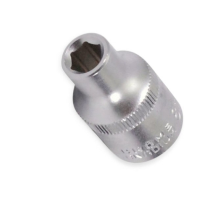 головка торцевая шестигранная 1/2  8мм CrV