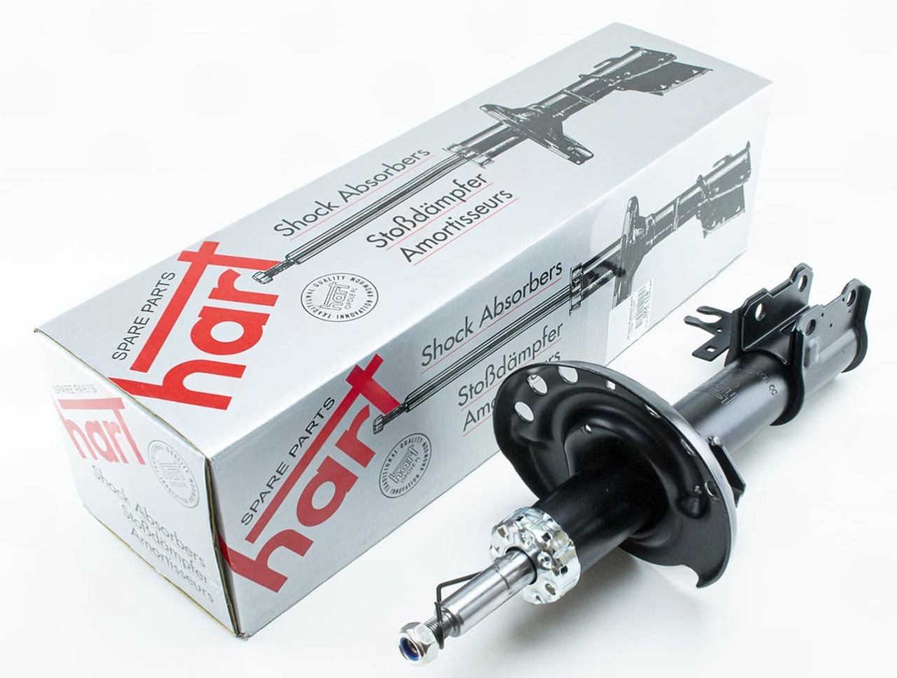 амортизатор пер. Opel Astra H 04-> правый R  (HART)