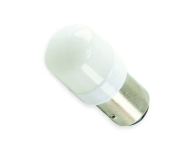 Лампа светодиодная А 12-21+5 WHITE   6 SMD 3030 матовая лиза с керам.ободом (12-24V)