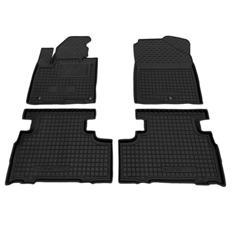 коврики салона Kia Sorento 2015-2020 (5 мест) борт 2,5см, с перемычкой