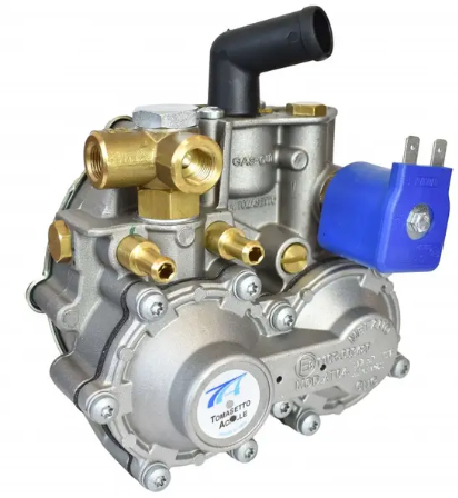 редуктор ГБО метан 2-3е пок Tomasetto  AT04 до 100л.с.(до 70 кВт), вход D6 (M12x1), выход D19