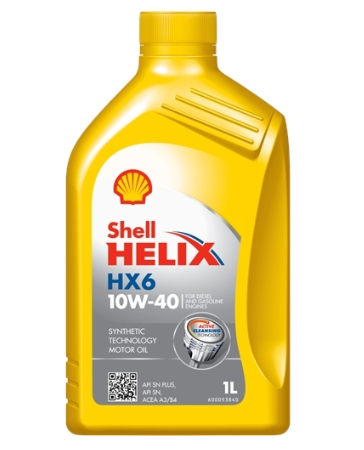 масло Shell 10W-40 Helix HX6 (1л) желт