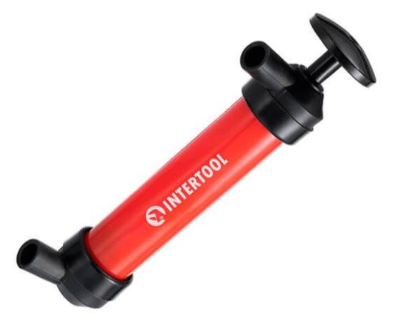 насос ручной для перекачки топлива, масла, воды; накачки шин, матрасов, надувных лодок Intertool AT-3070 - зображення 2