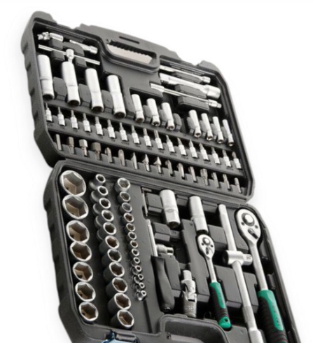 Набір інструменту 1/2", 1/4" 94 шт з бітами