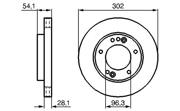 Гальмівний диск 0986479230 - зображення 2