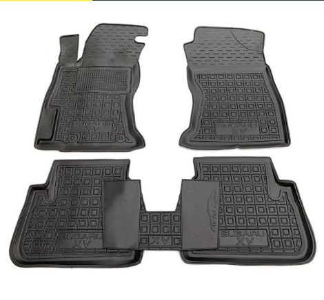 коврики салона Subaru XV 2017-> борт 2,5см, с перемычкой